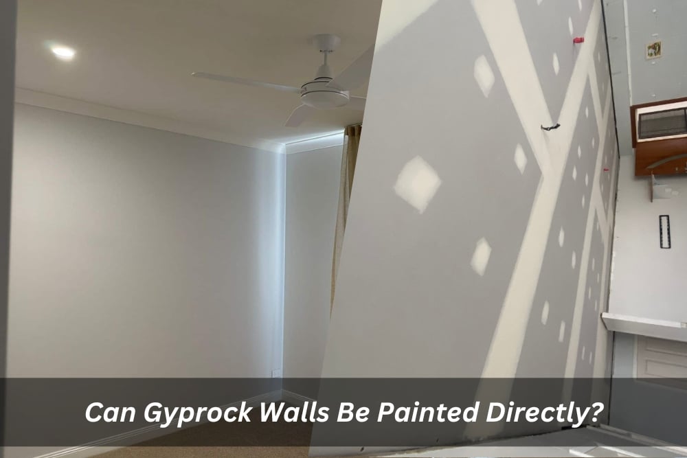 Image presents Can Gyprock Walls Be Painted Directly