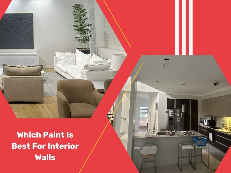 Modern living room and kitchen showcasing stylish interior design, highlighting the question: which paint is best for interior walls?